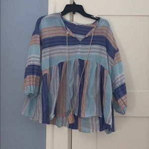Womens medium stripped shirt